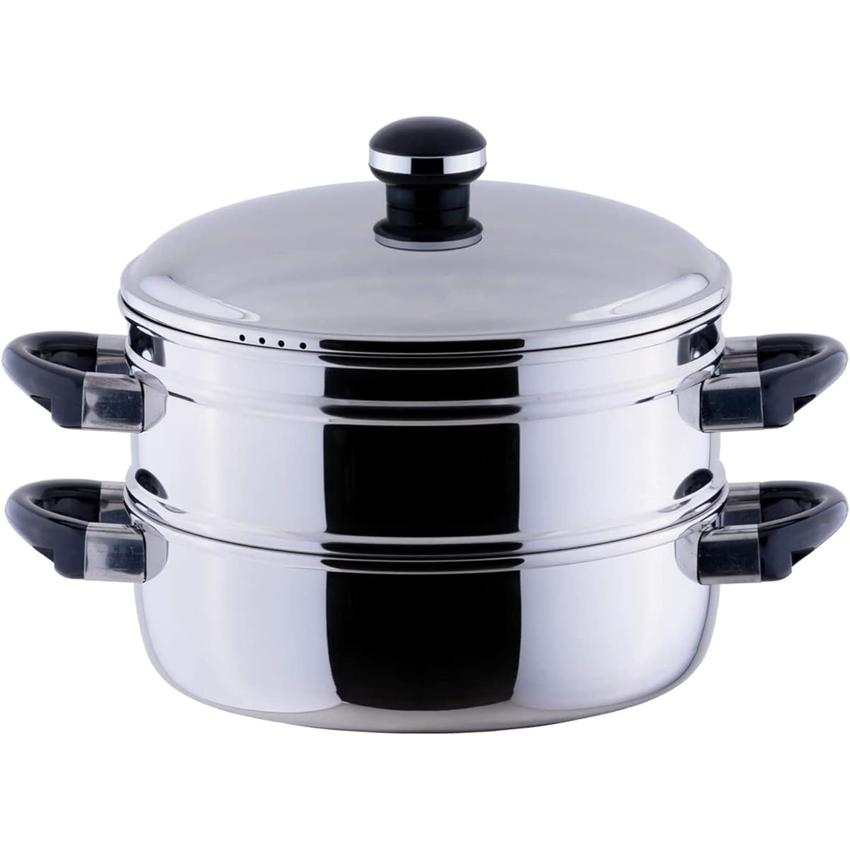 Miyazaki Seisakusho Object Steamer 28cm Made in Japan 5 Year Warranty IH Compatible Lightweight OJ-19-1S