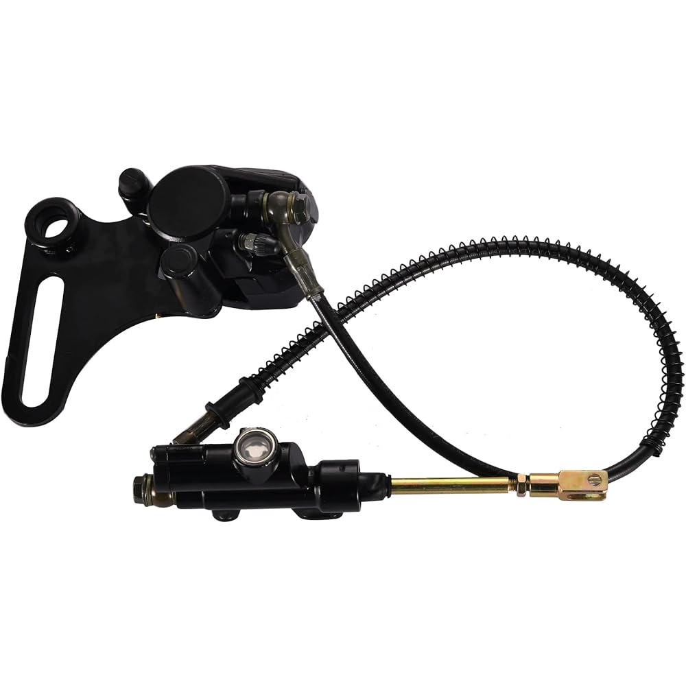 WOOSTAR Rear Brake Master Cylinder Caliper Assembly SSR for 125cc 110cc Pit Dirt Bike Chinese Scooter