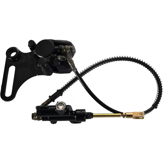 WOOSTAR Rear Brake Master Cylinder Caliper Assembly SSR for 125cc 110cc Pit Dirt Bike Chinese Scooter