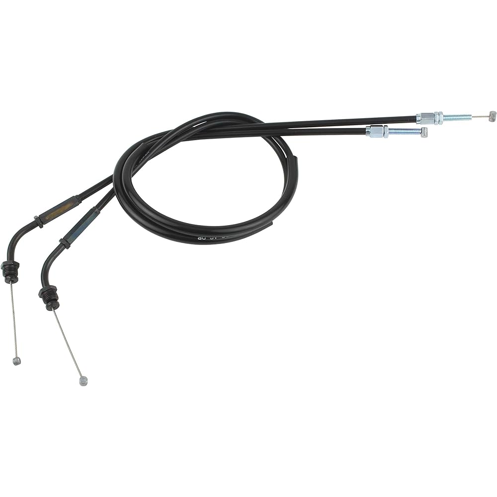 POSH Motorcycle Supplies Short Accelerator Cable (OPEN 10cm Short, CLOSE 13cm Short) SR400/SR500 VM Cab/FCR Vehicle 010133-A1