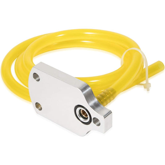 3164001 Fuel Injector Leak Test Kit Cummins ISX/Signature Engine Aluminum Alloy Adapter Plate and PVC Flexible Tube (Length: 1000mm)