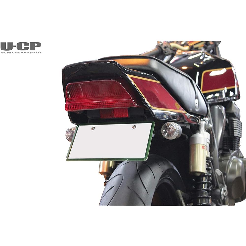 U-CP (Uchi Custom Parts) Fender Elimination Kit ZRX400 ZRX2 All Years Genuine Turn Signal Compatible Genuine Reflector Compatible FLBKZRX4
