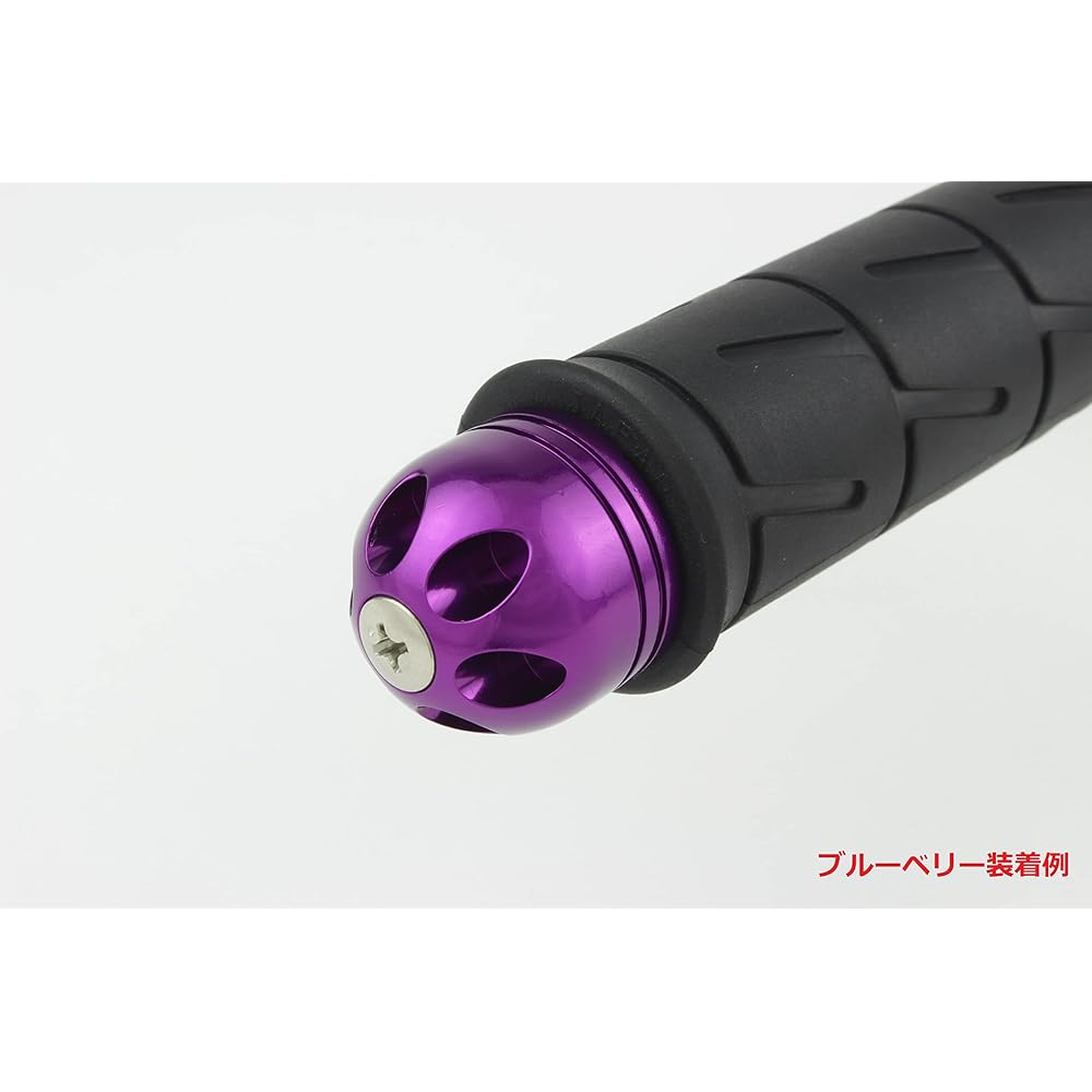 POSH Motorcycle Supplies Handlebar End VIVID Big Bar End (Outer Diameter 30mm) Compatible with Handlebar Inner Diameter 14-19mm Black 031075-06-10 Bar End Cap
