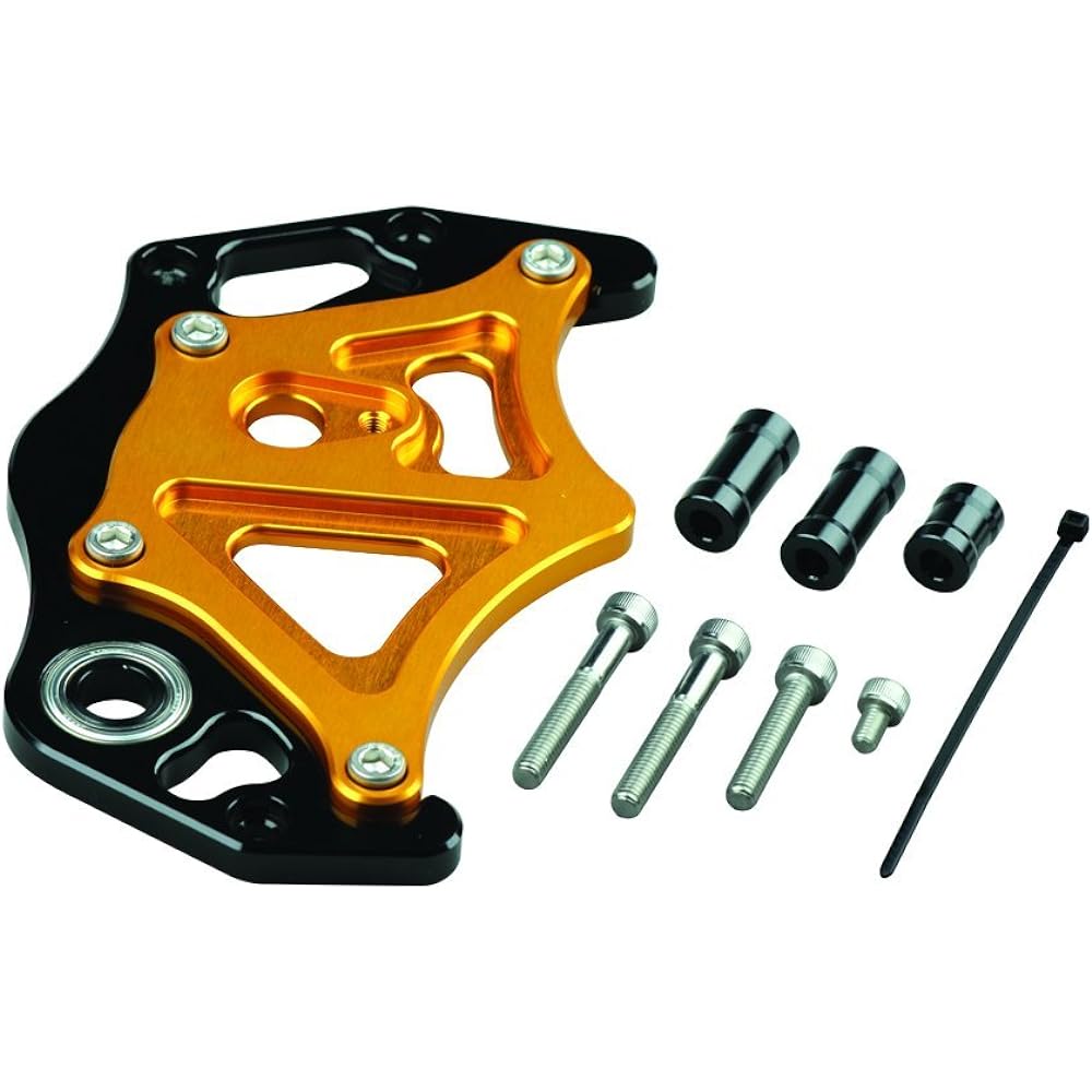 POSH Motorcycle Supplies Sprocket Cover with Clutch Piston Base Ninja250 ABS/Z250 Black 134201-06