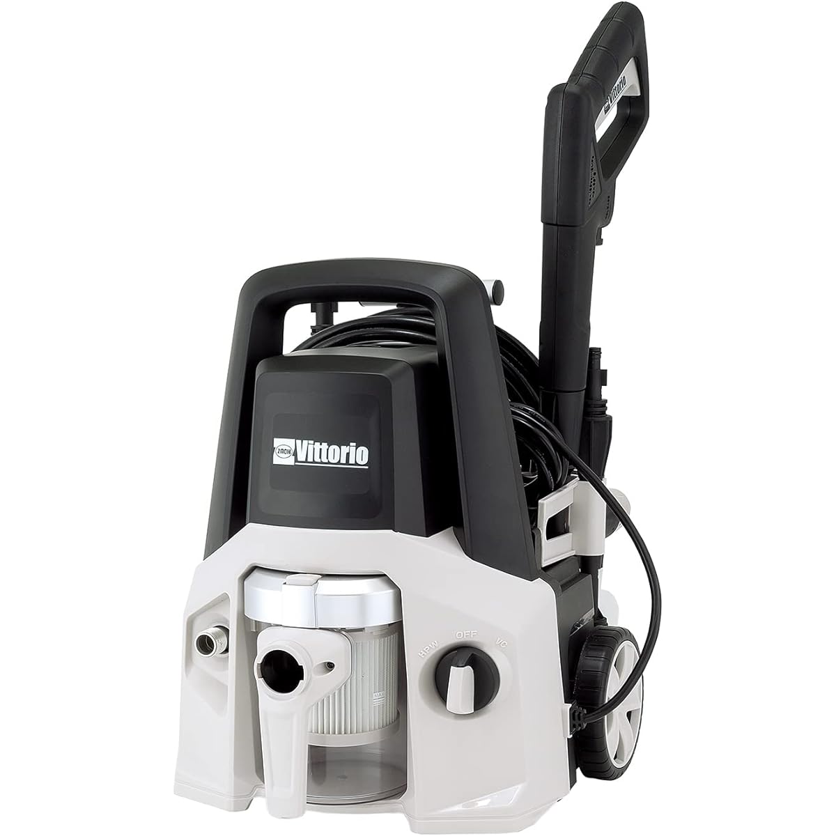 Zaousangyou Car Cleaner Vittorio ZC-705-15 [Maximum Allowable Pressure 10.8MPa, Regular Discharge Pressure 7.0MPa, 3in1 Model] Vacuum & Blower, High Performance Foam Nozzle Included, Soft High Pressure Hose 15m, For Car Washing and Around the House