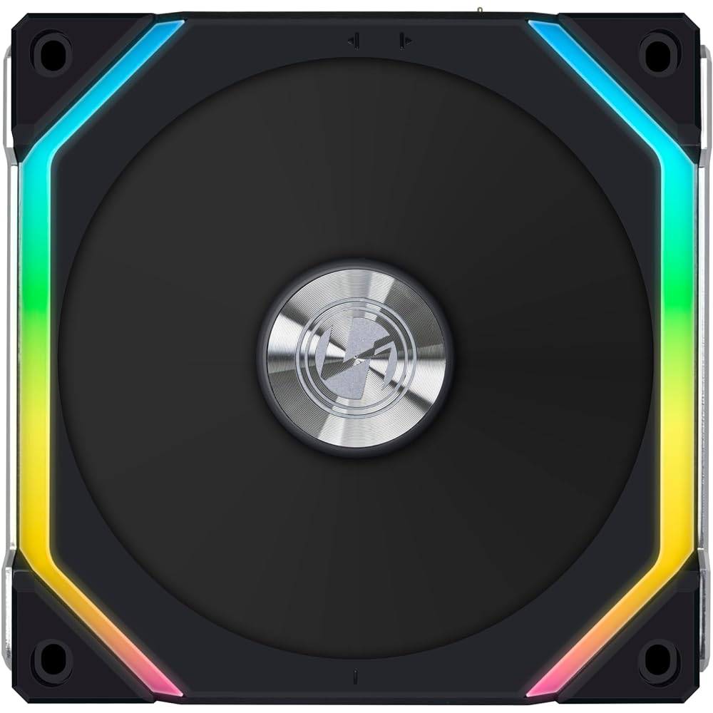 LIANLI Case Fan "UNI FAN" Series UNIFAN SL120 V2 REVERSE BLADE Black Blade Reversal Model Compatible with "L-CONNECT 3" Japanese Authorized Distributor Product