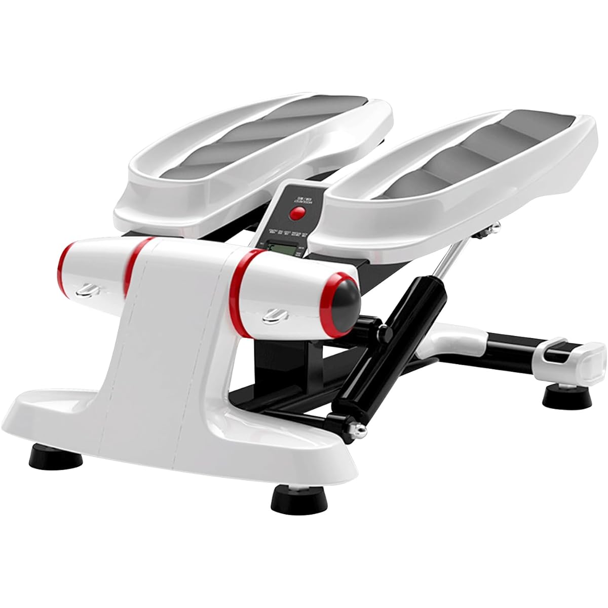 FISKR Health Stepper Stepper Aerobic Exercise Quiet Perfect for Full Body Training Mini Stepper Exercise Stair Step Cardio Equipment Resistance Band, Optional Twist Motion Stepper (JS5003CL)