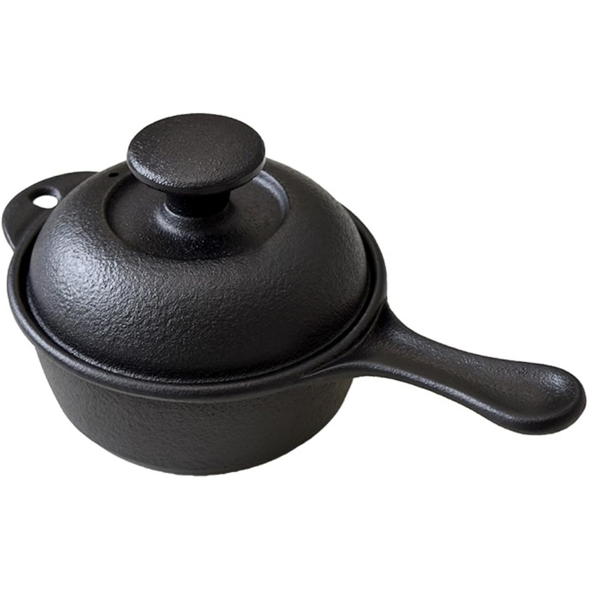 Nambu Ironware One Hand Pot, Mini Pot, Inner Diameter 15.5cm, IH Compatible, Open Fire Compatible
