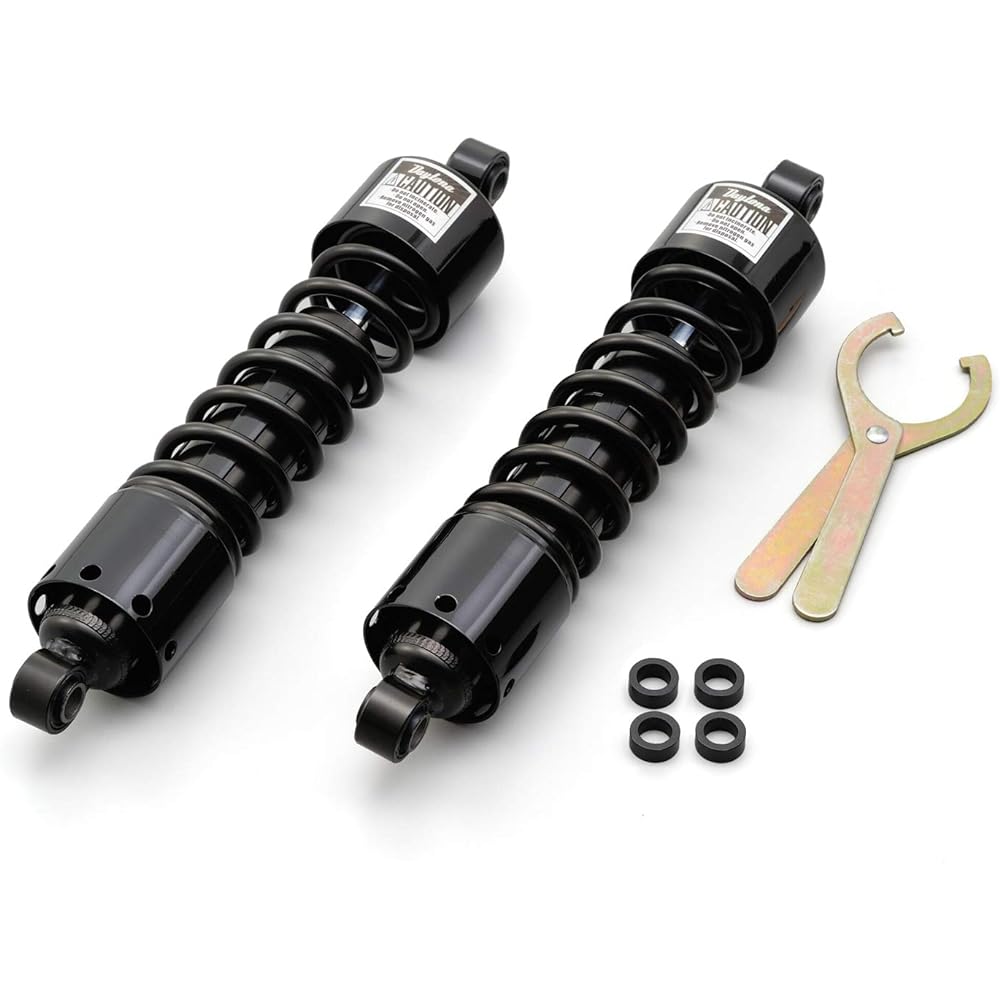 Daytona Comfort Rear Shock 11.6 inch (approximately 296 mm) for low down model Chrome plated XL1200/883 ('04-'19) series 98710