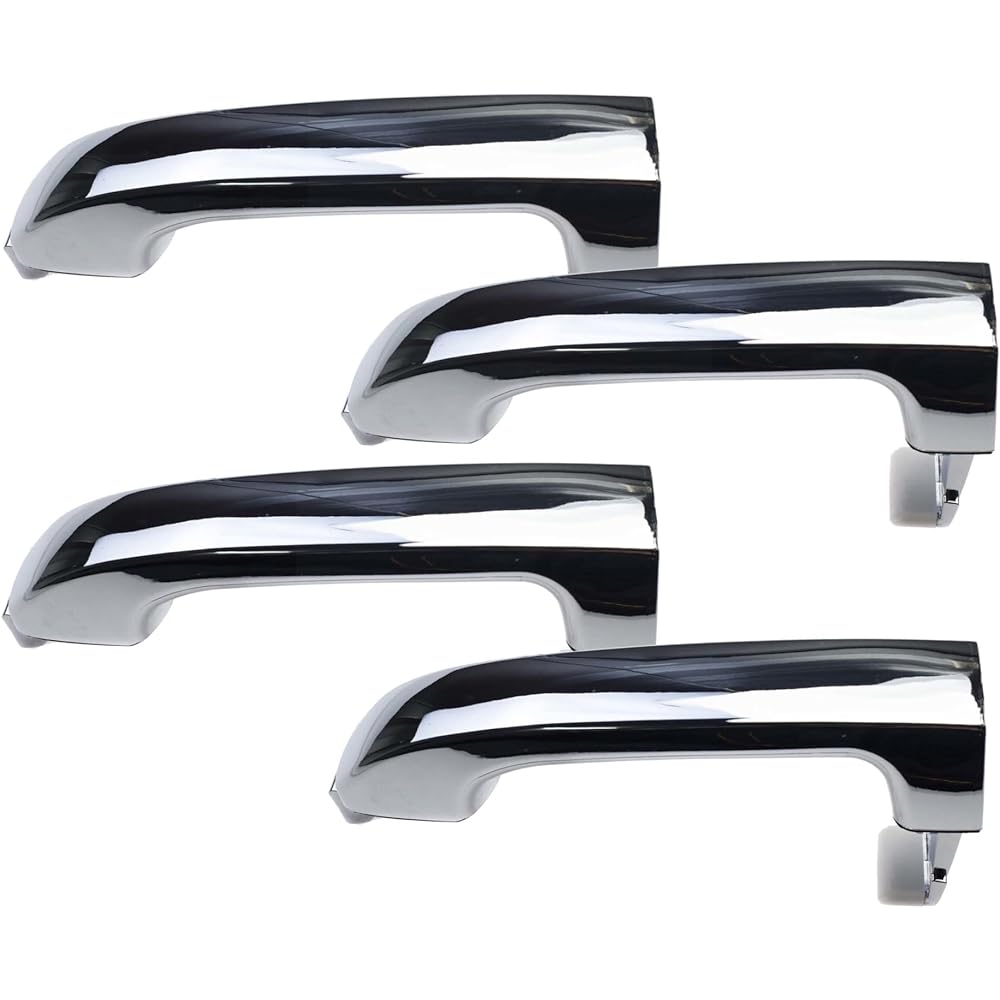 Car Parts Chrome Front Rear Left & Right Exterior Exterior Door Handle 826513J010 Hyundai Veracruz 3.8L V6 2007 2008 2009 2010 2011 2012 Car Parts (Size : 1 Side)