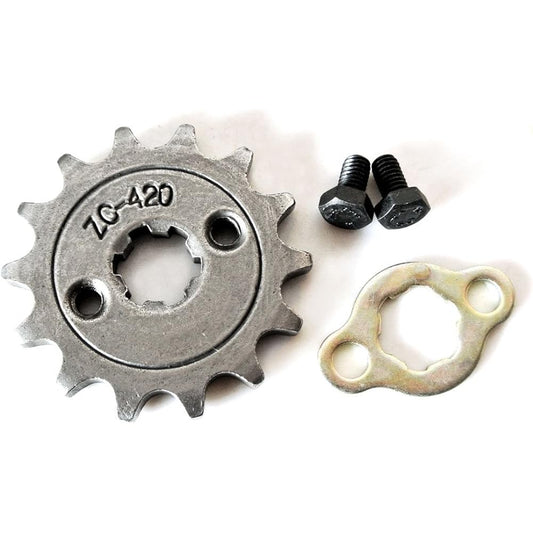 420 14 teeth 17mm Front engine Pretty 70 90 110 125 140cc ATV for dirt bike
