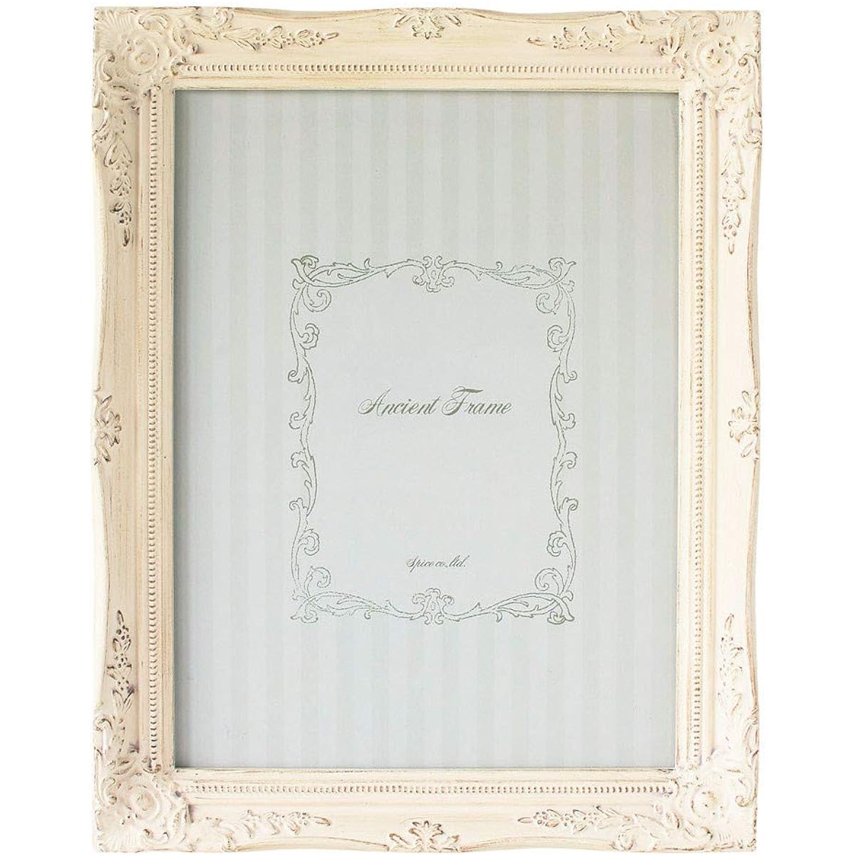 SPICE OF LIFE Photo Frame Antique Style Picture Frame ANCIENT Ivory L Size 38 x 48cm Photo Frame SQM820LIV