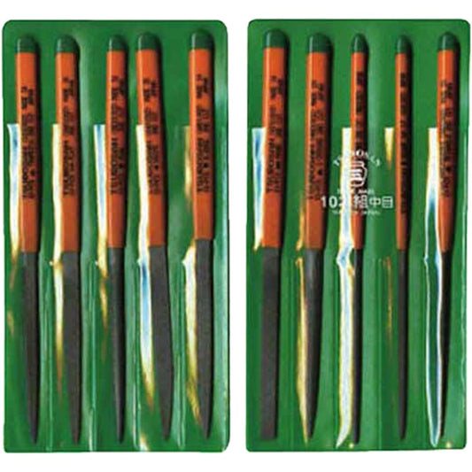 Tsubosan File Set Set of 10 Medium Grain ST01002