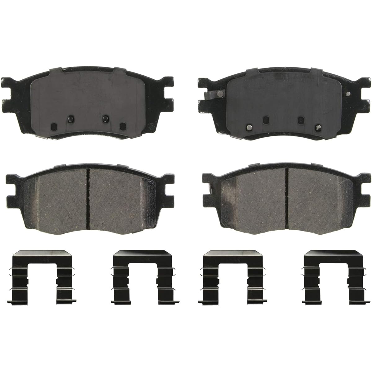 WAGNER QUICKSTOP ZD1156 Ceramic Disc Pad Set Pad Mounting Bracket Front