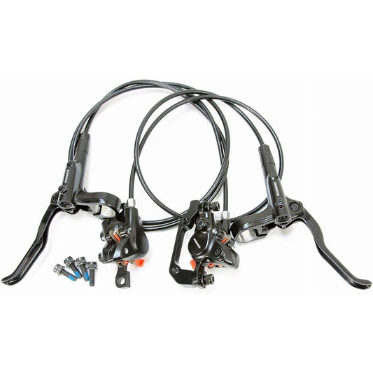 Lightweight SHIMANO High Performance Hydraulic Disc Brake BL-MT200 BR-MT200 Front and Rear Set Black... (No Rotor)