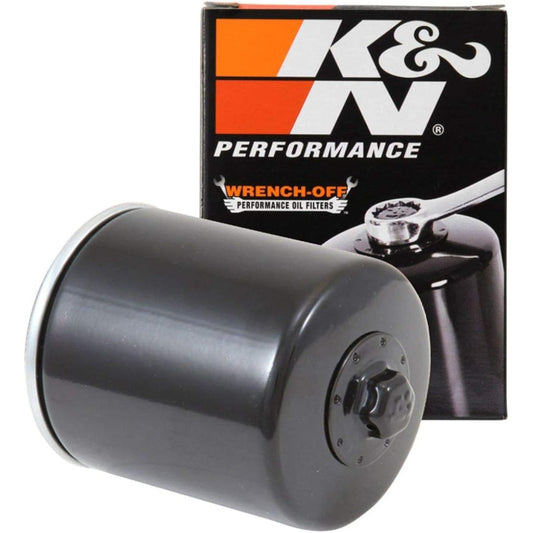 : K & N Performance Gold Oil Filter (Black) [Softail Flstn For]