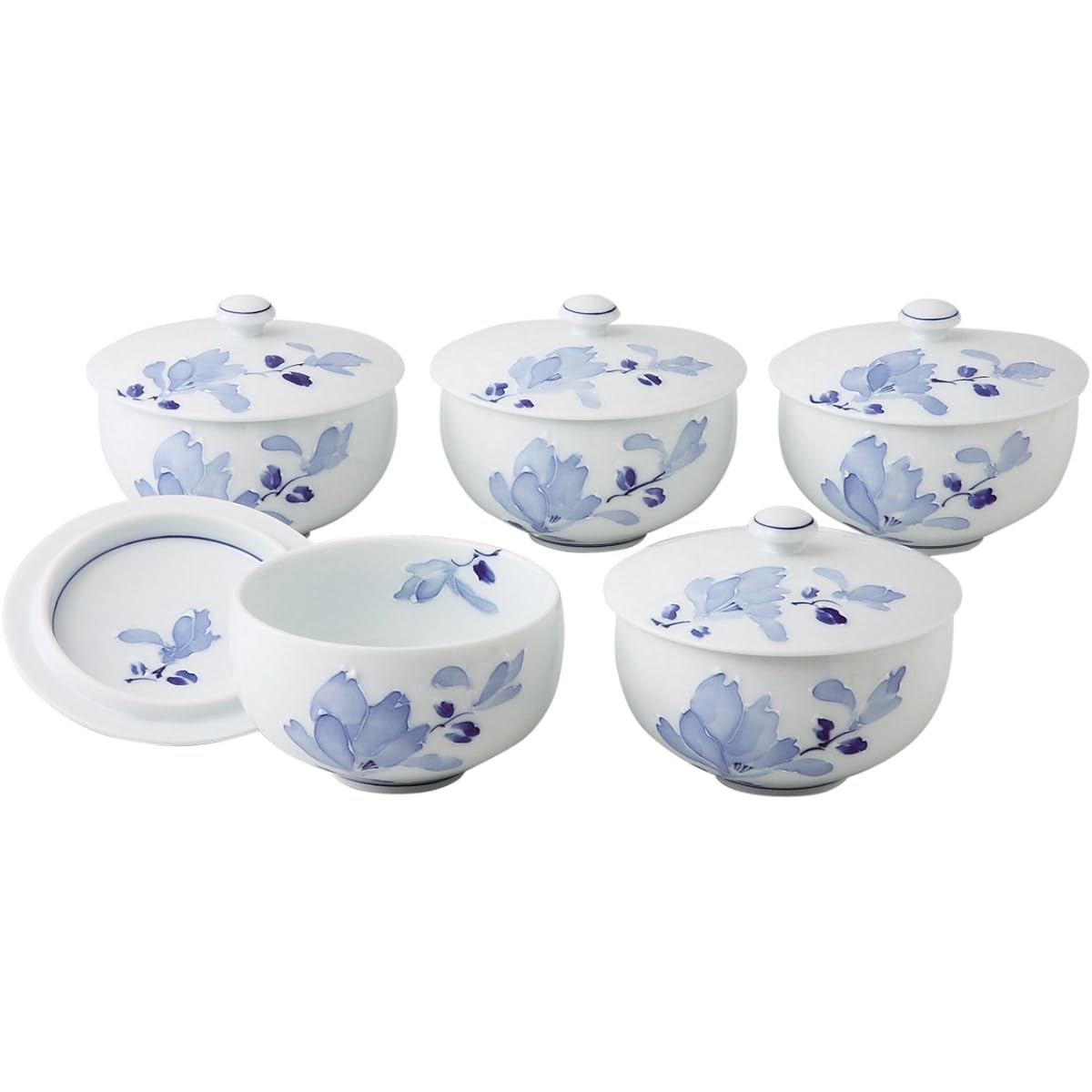 Nishikai Pottery Tsujigahana with lid set 11549