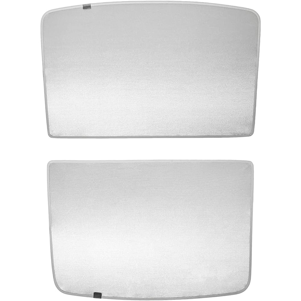 JOWUA Glass Roof Sunshade Compatible with Tesla Model Y, Double-Sided High Density Mesh Fabric, Easy Folding Storage for Tesla Model Y (Gray)