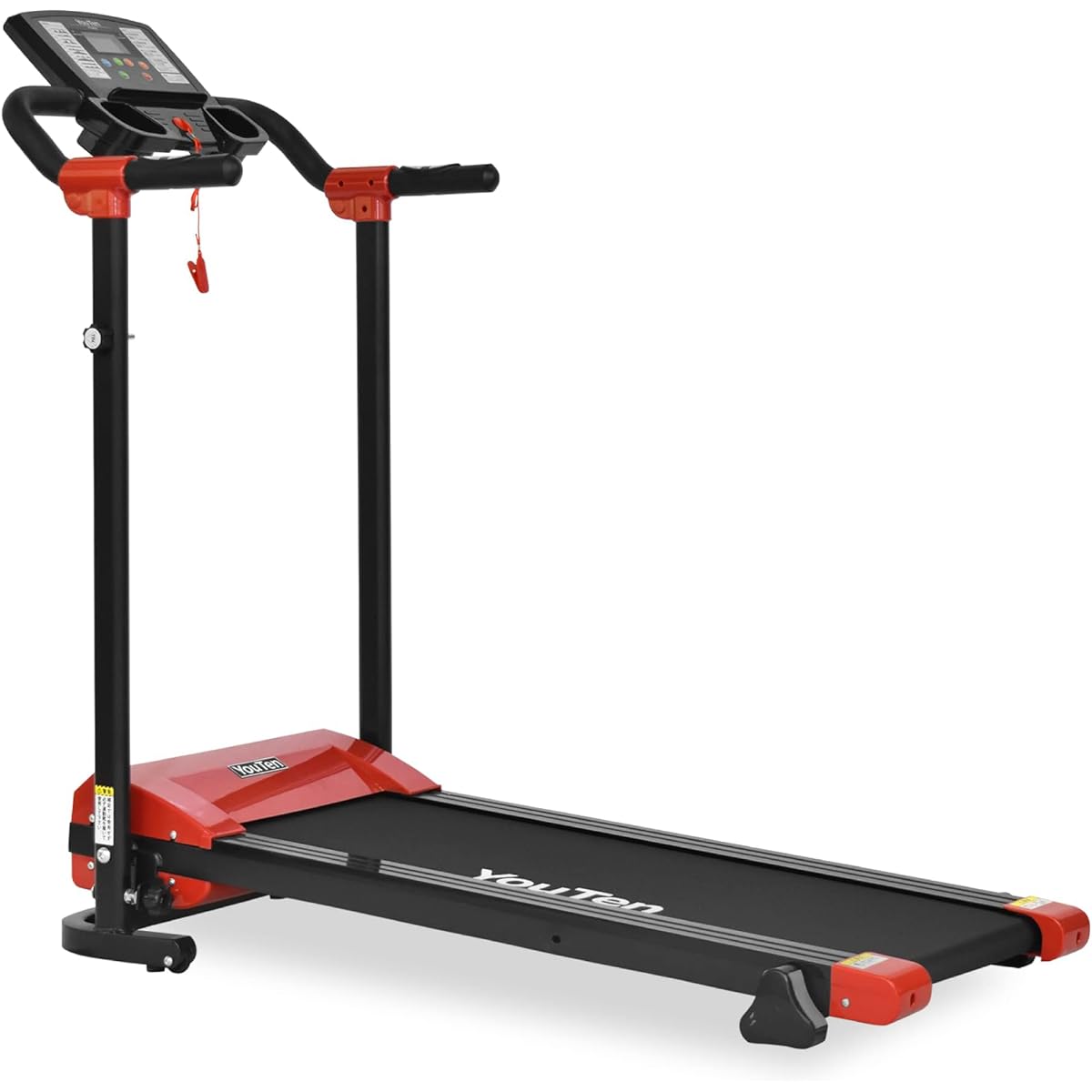 YouTen Room Runner, 1-10km/h, 12 Program Modes, Easy-to-View Control Panel, Walking Machine, Fitness Machine, Training Gym, Walking Machine, Home Quiet, Folding Treadmill