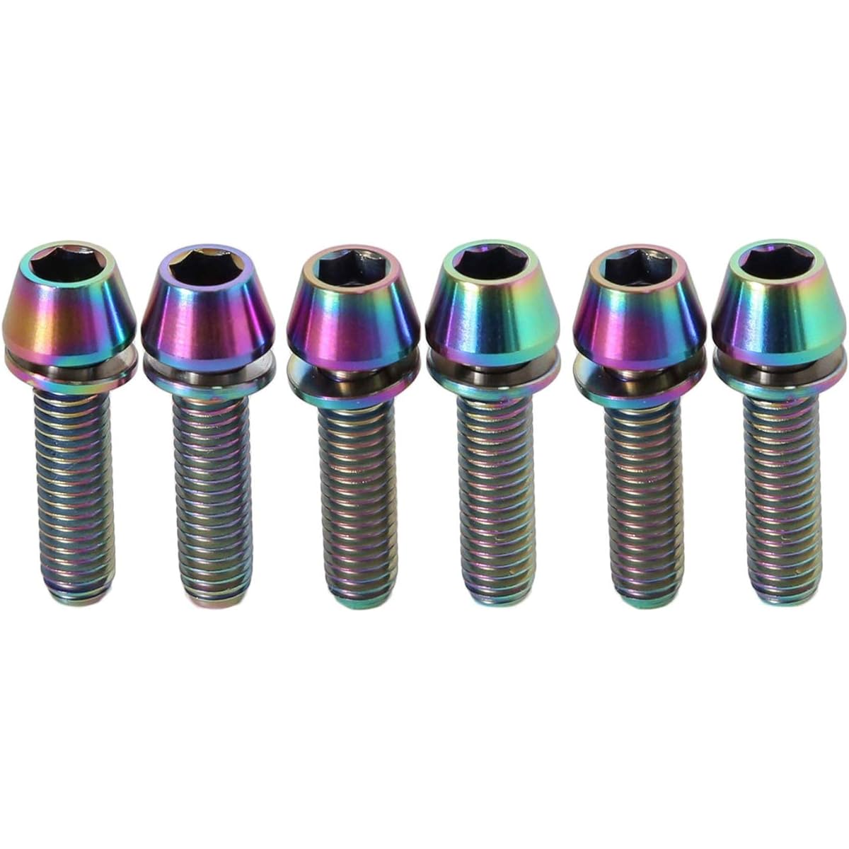 ANS stem M5 x 18mm titanium bolt set of 6