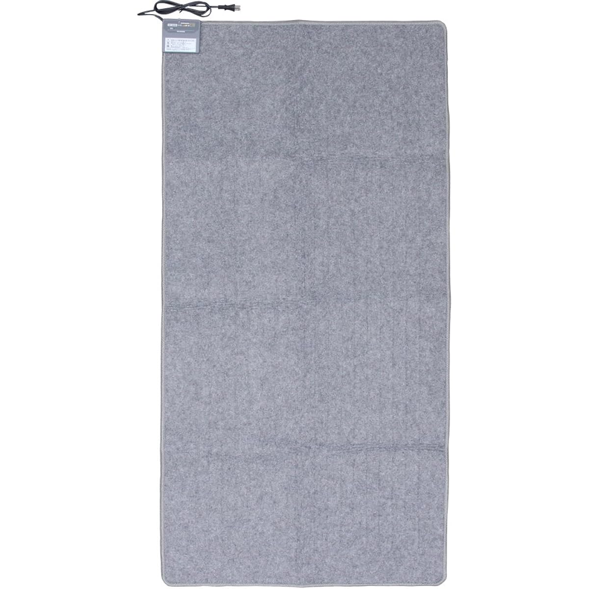 Iris Ohyama Hot Carpet, 1 tatami mat, 176 x 88 cm, 5-level temperature control, electric carpet, electric mat, hot mat, dust mite extermination, can be used with kotatsu, 1 tatami mat, foot heating, IHC-10-H, Gray