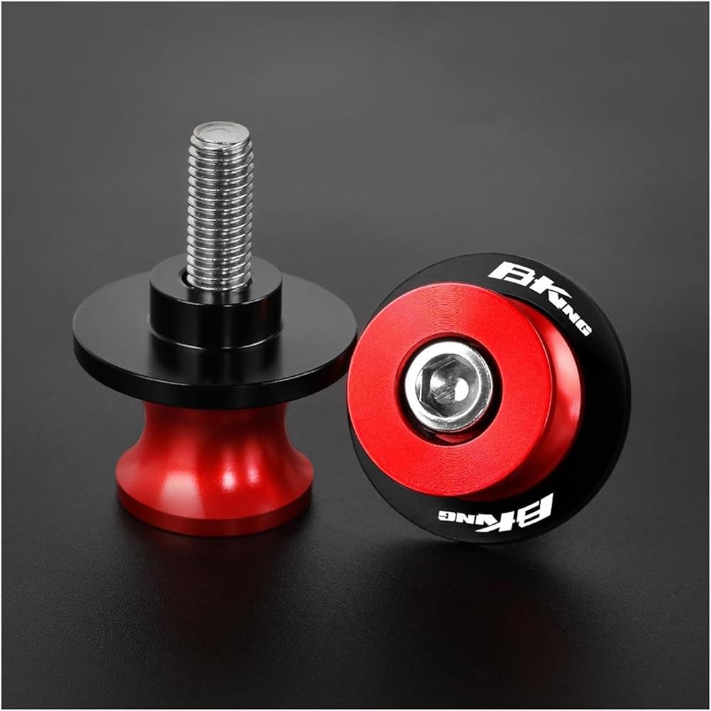 Swingarm Slider FOR B-KING 2008 2009 2010 2011 2012 2013 M8 Motorcycle Accessories CNC Aluminum Swingarm Spool Slider Rear Stand Screw (Color : F 8MM)