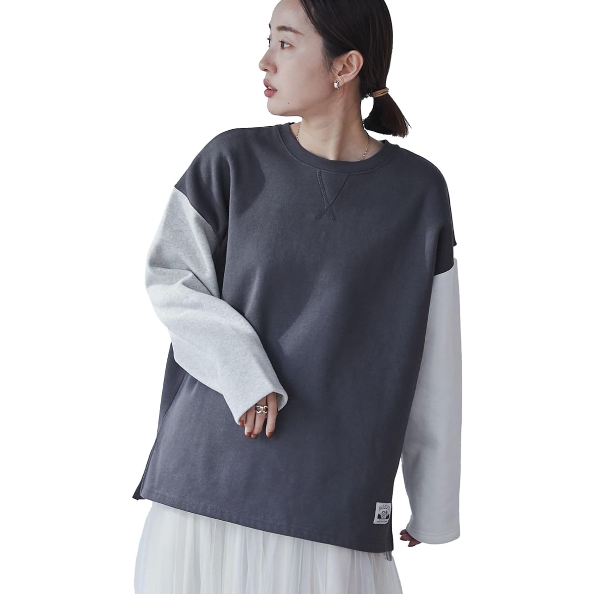 [Cohen] Web limited <Parknik> Crazy pattern CVC brushed lining sweatshirt 76206360411