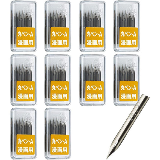Zebra Manga Nib Round Pen-A No.2586-A 100 pieces PM-1B-A-K