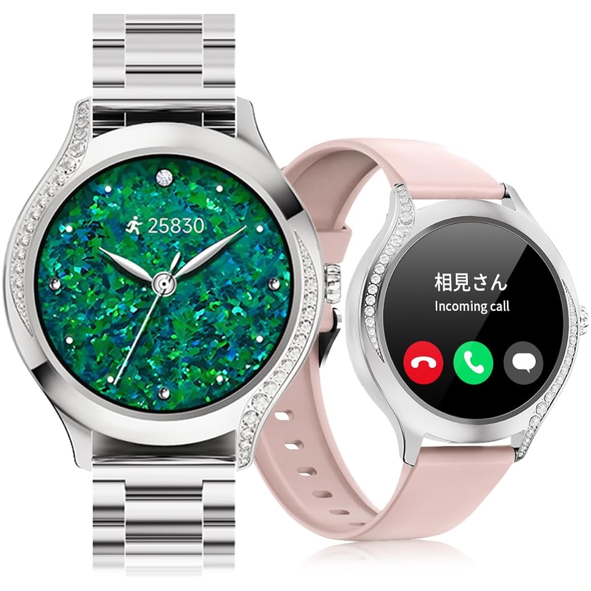 Smart Watch (2024 New) Bluetooth 5.2 Calling Function, Women's 1.19 Inch Smart Watch, Incoming Call Notifications, 240+ Dial, 100+ Exercise Modes, Activity Tracker, GPS Exercise Recording, Pedometer,