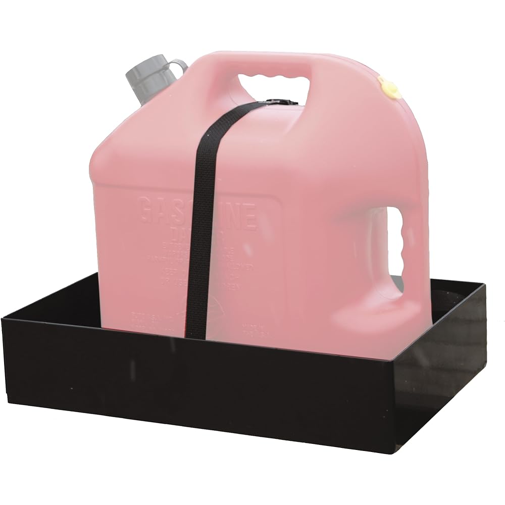 BUYERS PRODUCTS Gas container rack landscape truck and trailer 2.5/5 Gallon black