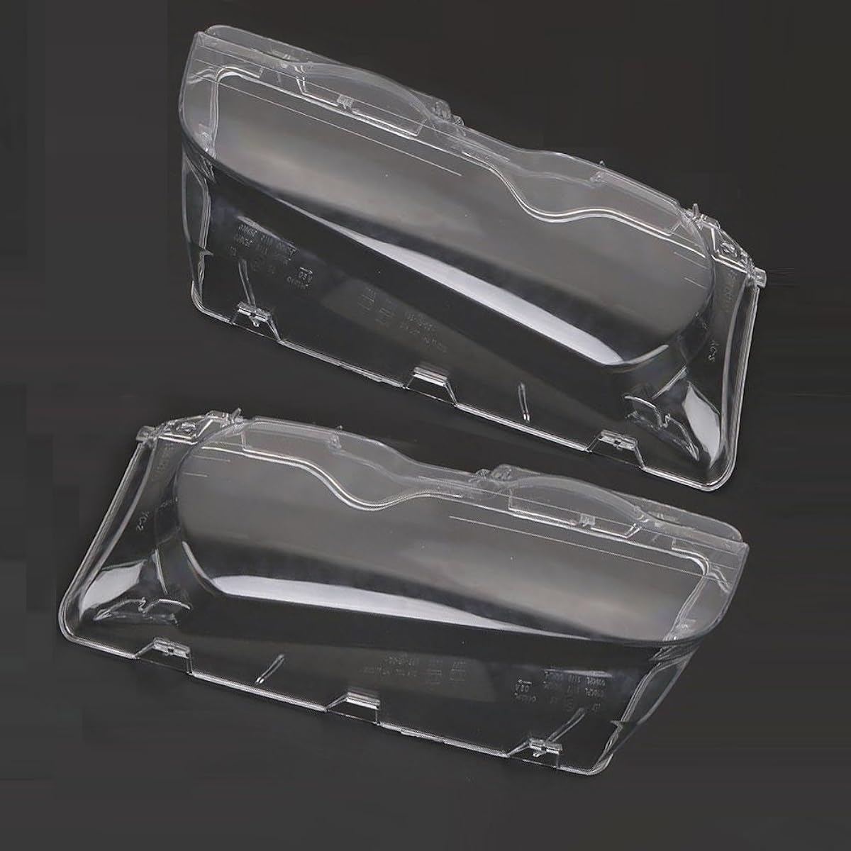 CARRFAN Head Light Lens Cover 1 Pair left and right side car Head Light Head Lump Lens Clear Lens Cover Cover Replacement Product