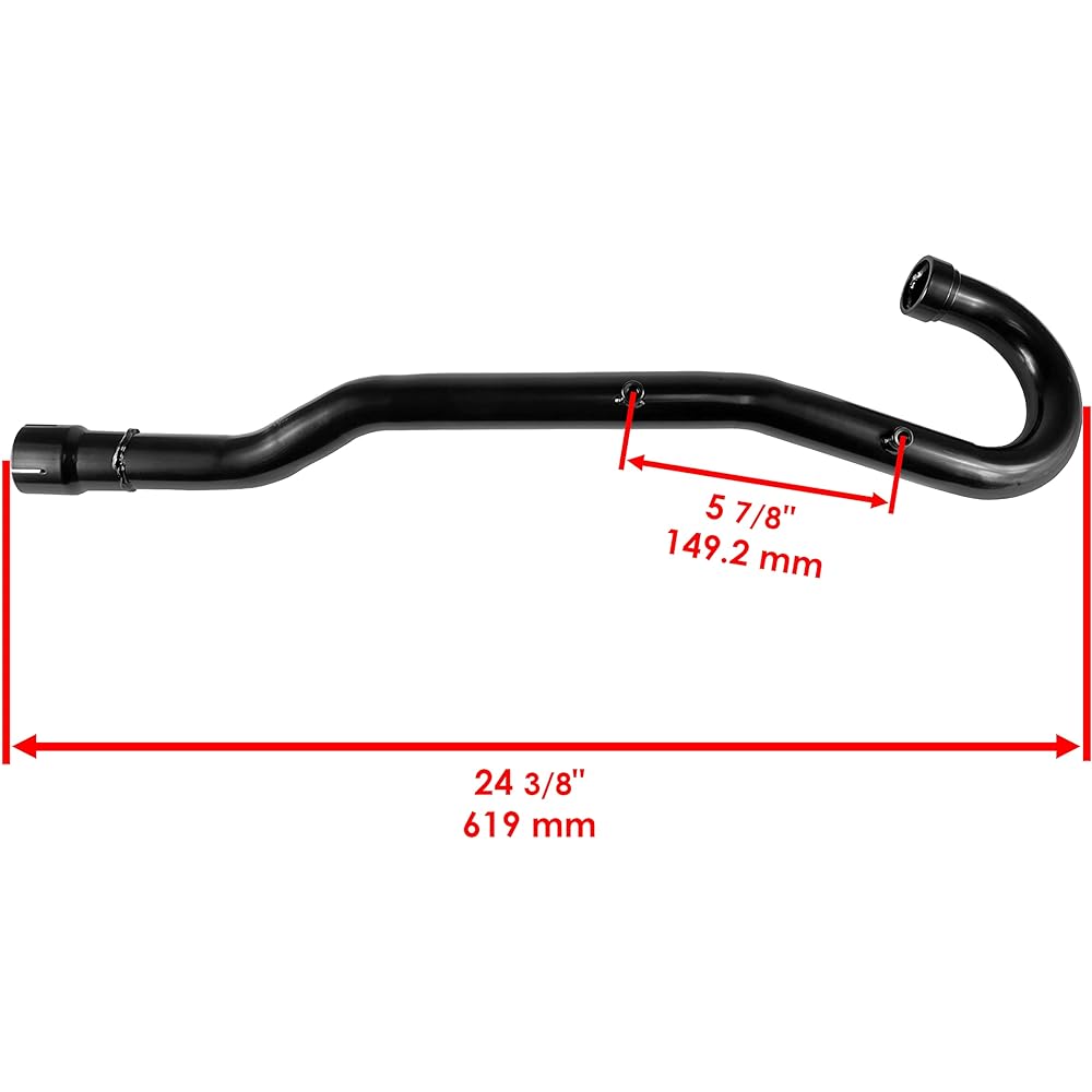 Caltric exhaust muffler pipe gasket with kawasaki biow 220 KLF220A 1988-2002