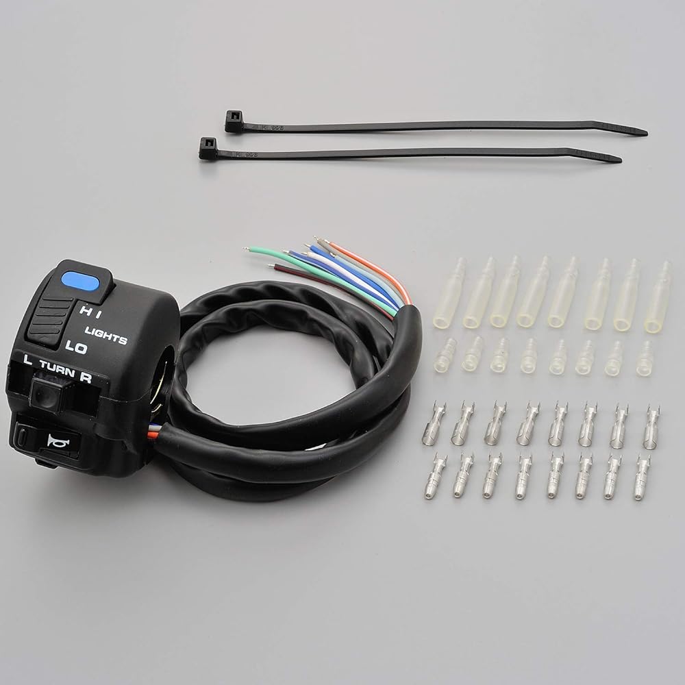 Daytona Motorcycle Switch Universal Collective Switch 2 Left Side Push Cancel Turn Signal Switch Specifications 96876