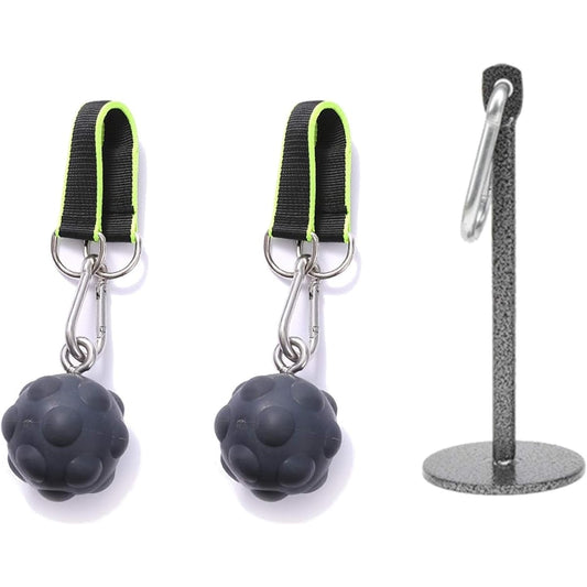 Kurop Pull Up Ball Power Ball Pull Up Chinning Grip Attachment Strength Training Set of 2