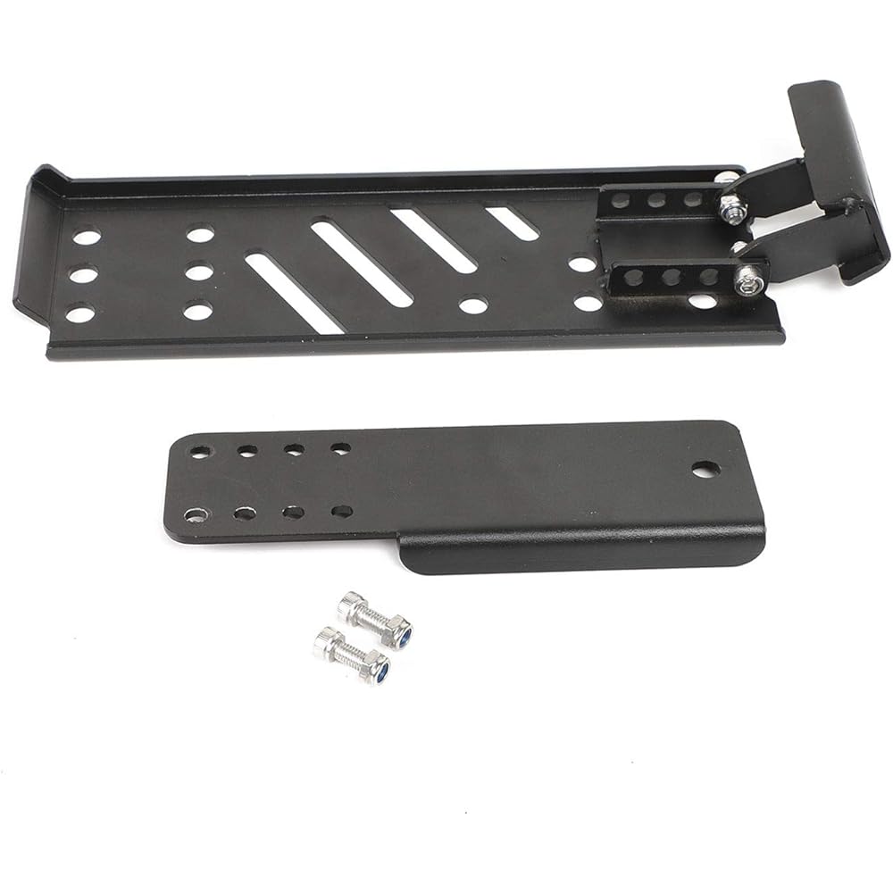 JECAR Dead Pedal Steel Foot Rest Jeep Wrangler 2018-2022 Black for JL JLU (not suitable for 4XE model).