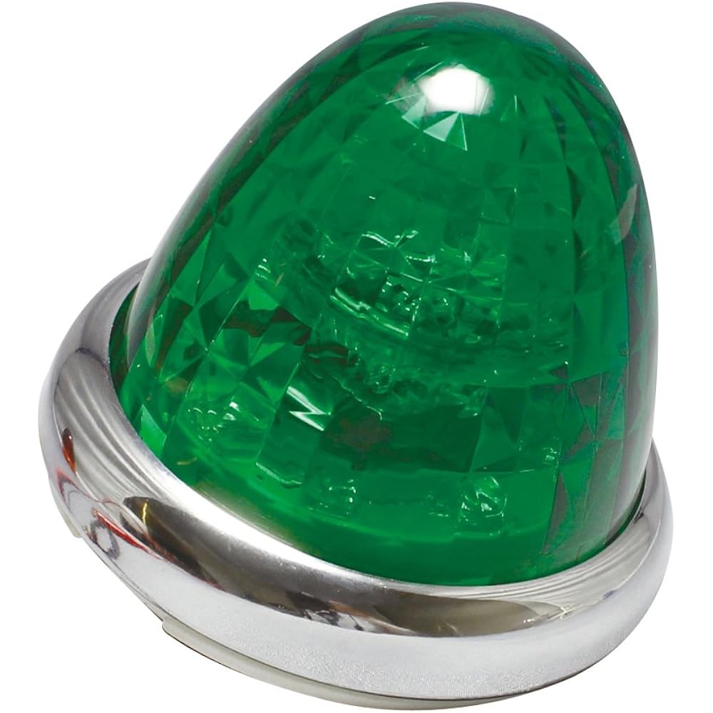 Tsuchiya Yak LED Marker Lamp Super Meteor Marker Green/Green (Light) 12/24V CE-164