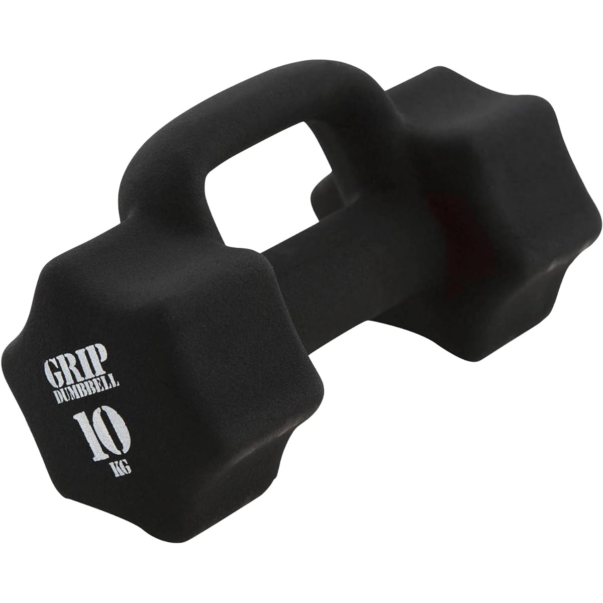 La-VIE grip dumbbell with handle 1 piece 5kg10kg handle muscle training [manufacturer genuine product]