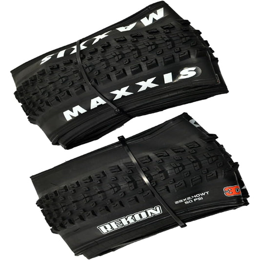 MAXXIS REKON M349RU MTB Folding Tire TR EXO 3C MaxxTerra 29x2.4" Tire, Black, MX2160