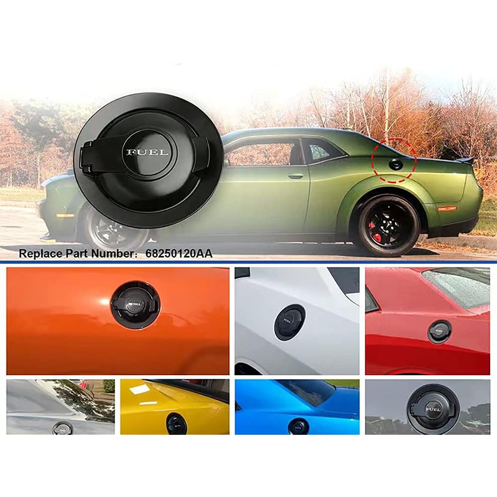 68250120AA Dodge Challenger Fuel Filard Acover Mat Black