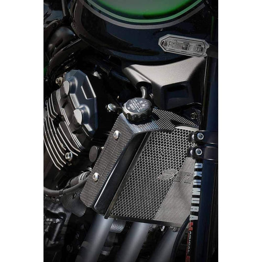 STRIKER Radiator Side Shroud Z900RS Plain Weave Carbon Left and Right Set Side Cover SAD-RSS141C