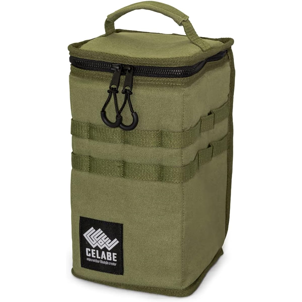 CELABE Lantern Case Storage Bag No. 8 Made of Cotton Canvas Approx. 30cm Compatible with Furhand Dates Hurricane