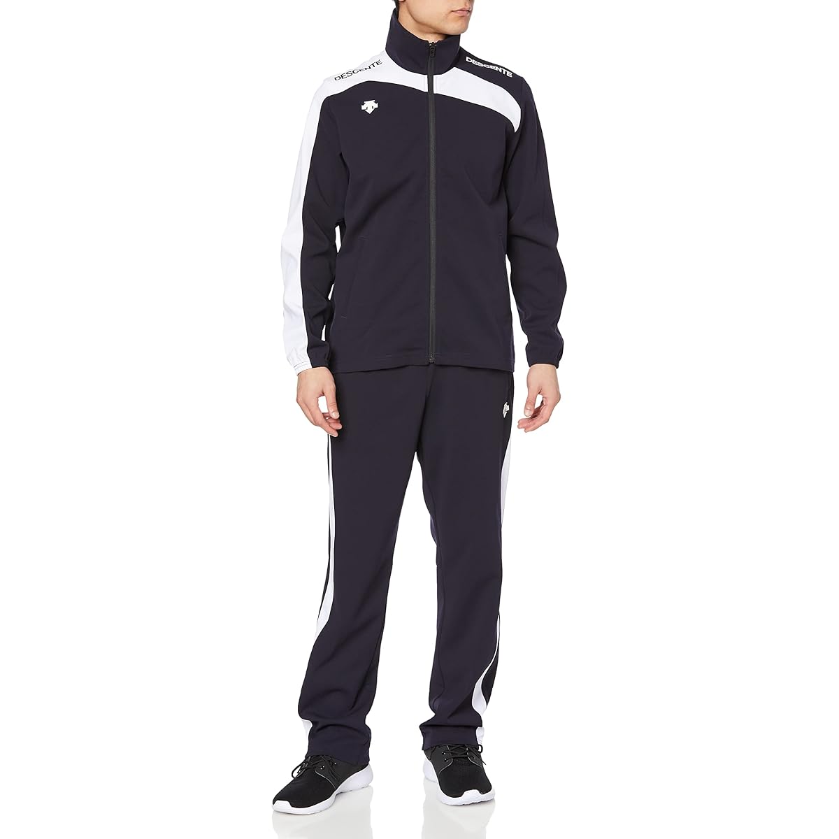 [DESCENTE] Jersey Top and Bottom Set, Sweat Absorbent, Stretch, 4-Way Stretch Training, Men's