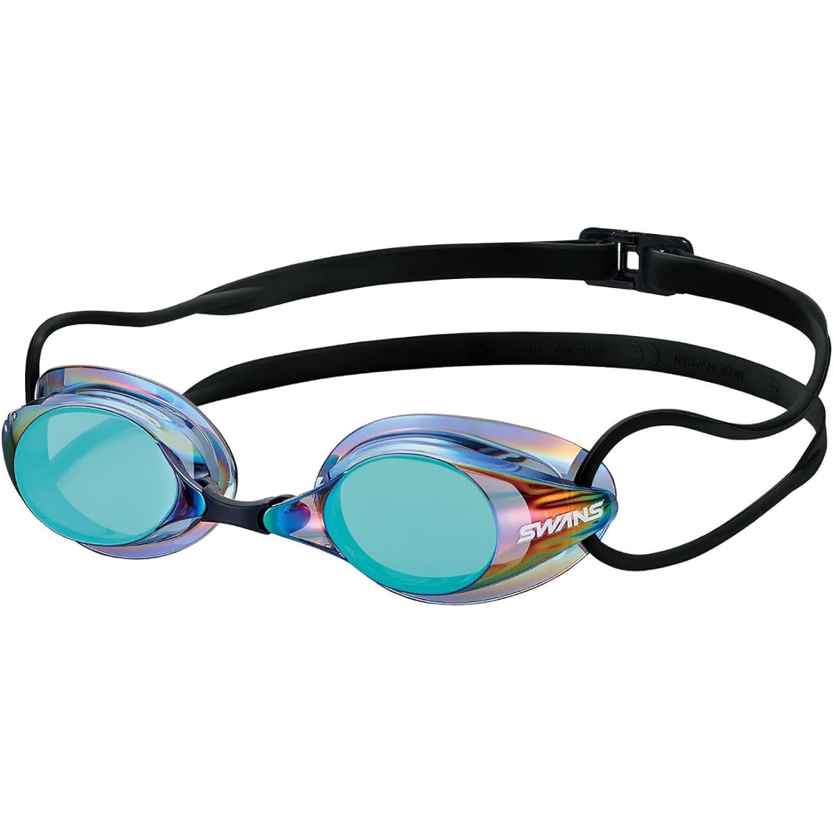 SWANS Made in Japan Swimming Goggles SR-7 Racing Non-Cushion for Ages 12+ Adults Fina Approved Model