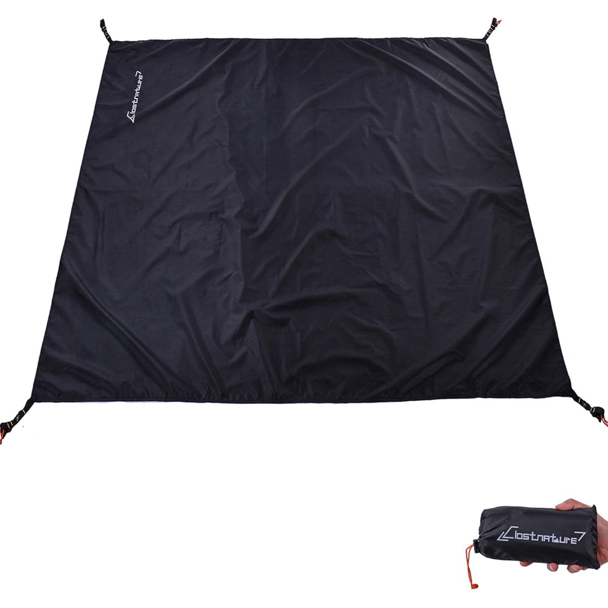 Clostnature Ground Sheet Tent Sheet Camping Waterproof Moisture Proof Sheet - Outdoor Compact Leisure Picnic Sheet Lightweight with Storage Bag Climbing Picnic Sheet for 3 People 220*190cm