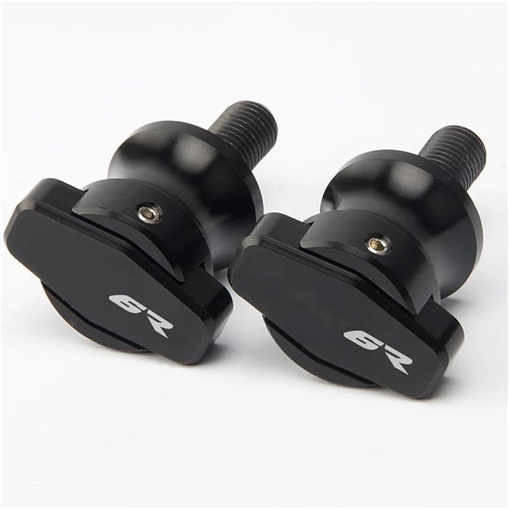 Motorcycle Stand Screw Swing Arm 8mm Motorcycle Stand Screw Swing Arm Spool Slider For ZX 6R Zx6r All Year Zx-6r (Color: Black, Size: M10)