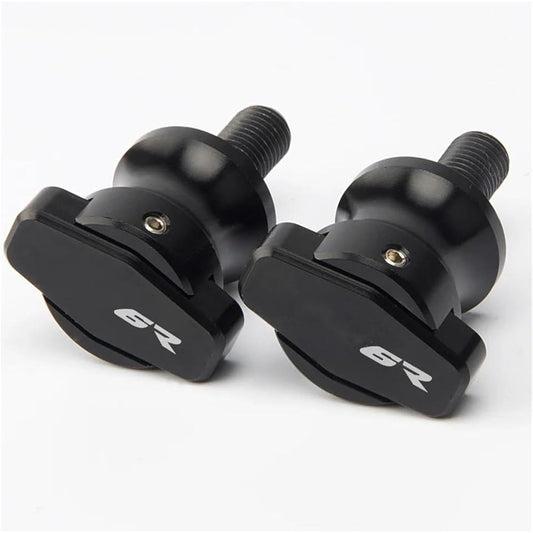 Motorcycle Stand Screw Swing Arm 8mm Motorcycle Stand Screw Swing Arm Spool Slider For ZX 6R Zx6r All Year Zx-6r (Color: Black, Size: M10)