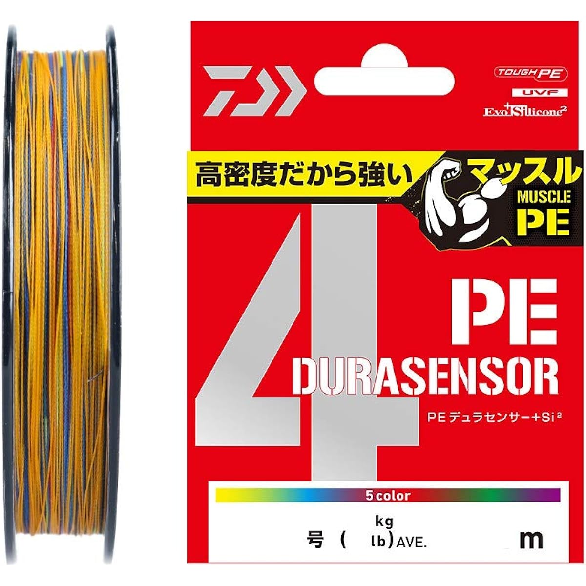 DAIWA PE Line UVF PE Durasensor X4+Si2 No. 0.6-4 200/300m Multicolor