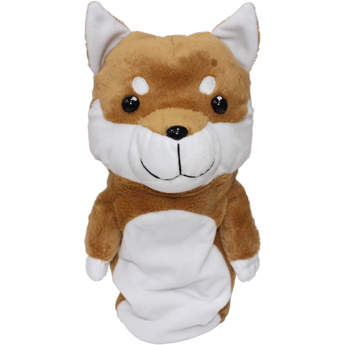Hokushin Trading Shiba Inu Head Cover for Driver (460cc Compatible) Animal Head Cover WHC1726 Golf Cover Club Cover