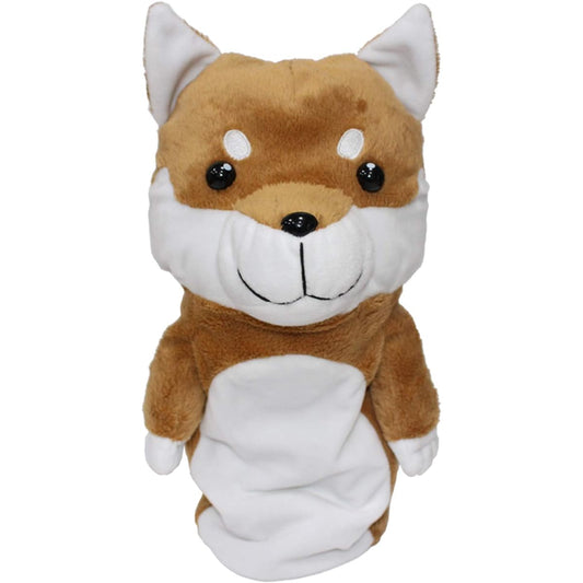 Hokushin Trading Shiba Inu Head Cover for Driver (460cc Compatible) Animal Head Cover WHC1726 Golf Cover Club Cover