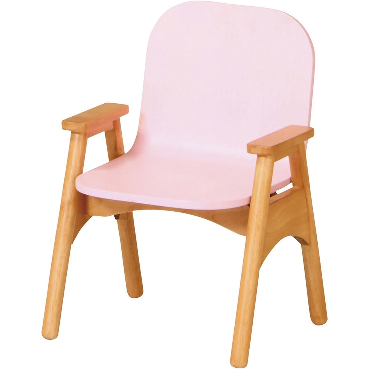 Hiroki Children's Stool Pink 37.5 x 32.5 x 50 (Seat: 25) cm